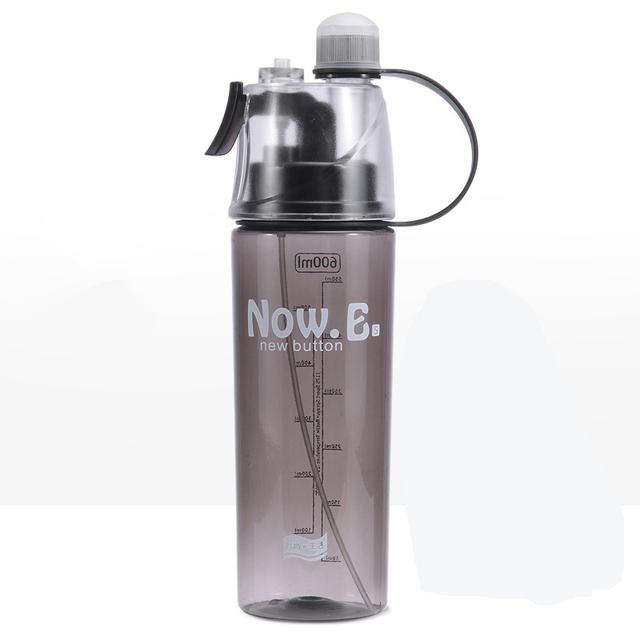400/600ML Sticlă de apă pentru sport cu pulverizare Sticlă de băutură cu pulverizare răcoroasă cu două moduri de băut Cupă de apă de vară pentru alpinism Ciclism în aer liber