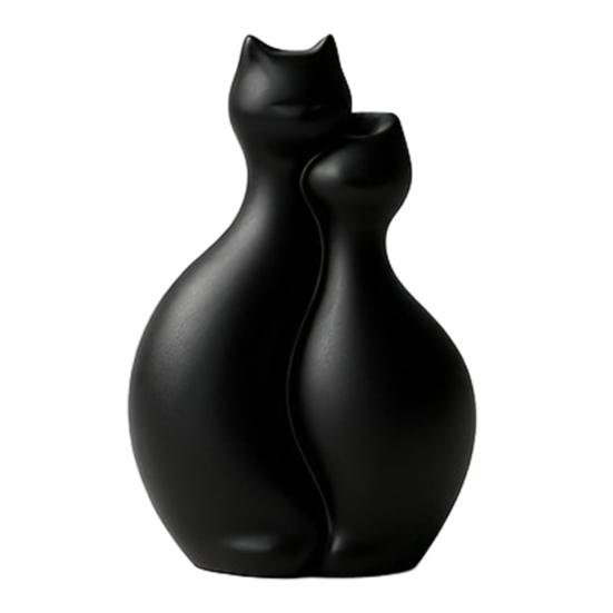 3D Printed Cat Vase Style Flower Minimalist Nordic Arrangement