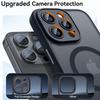 Original Frosted Funda Phone Case For iPhone 17 16 15 14 13 12 11 Pro Max Plus Air For Magsafe Lens Protector Matte Cover