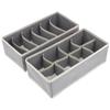 Drawer Organizer for Underwear, Socks, Clothes, Set of 4