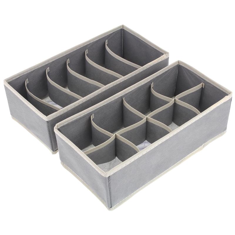 Drawer Organizer for Underwear, Socks, Clothes, Set of 4