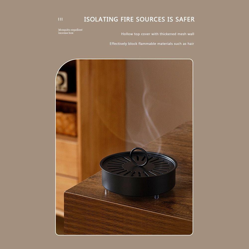 With Tray Mosquito Coil Holder Ornaments Mosquito Incense Rack  Home Indoor Bedroom Decor