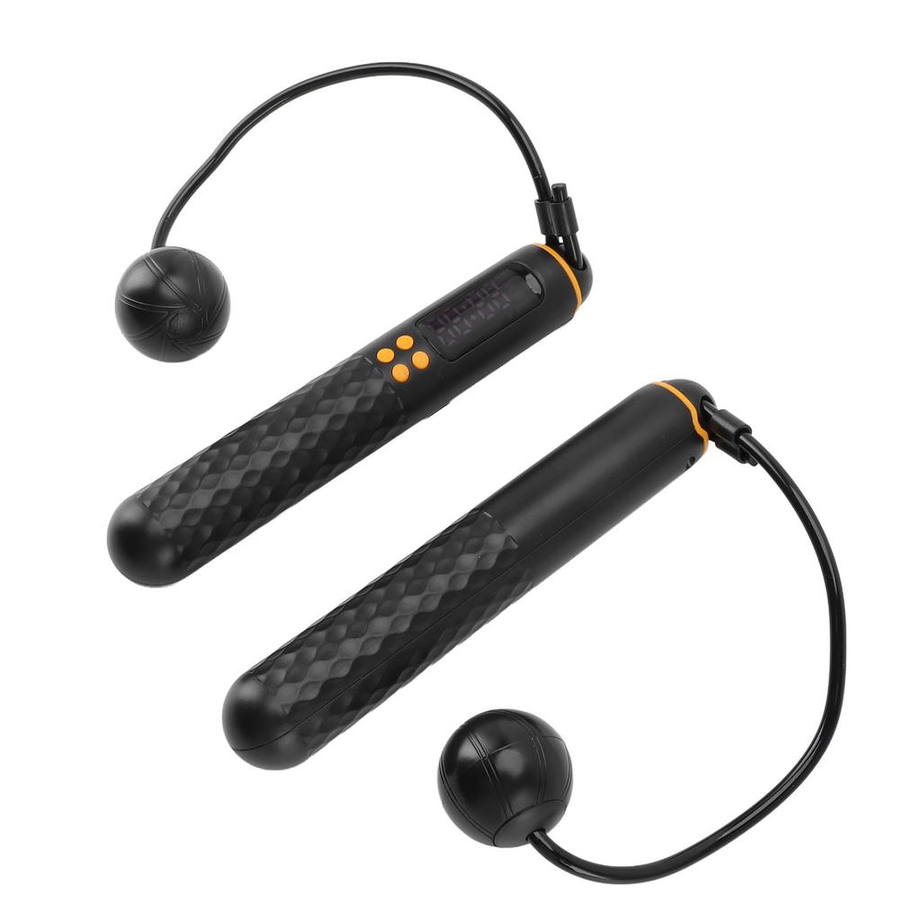 Jump Rope with Counter Weighted Jump Rope for Fitness Rechargeable Cordless Skipping Rope for Men Women Kids Fitness