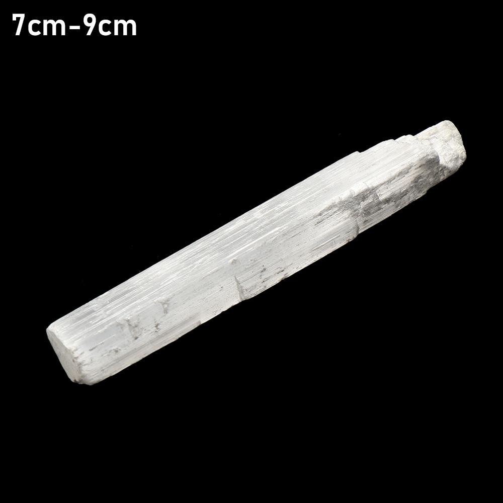 1 Stück natürlicher weißer Selenit Gips Stab Unregelmäßig Reiki Mineralien Exemplar Heilkristall Stab DIY Schmuck Anhänger Herstellung Stein