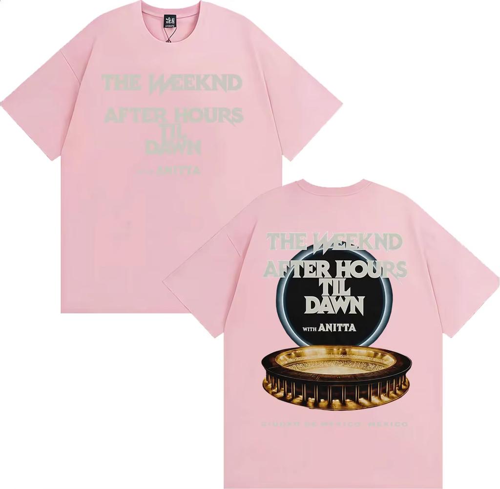 The Weeknd 2026 After Hours Til Dawn Tour Unisexs Unisexs Retro Gothic Street Style Summer Loose Top Unisex And Unisex TShirt