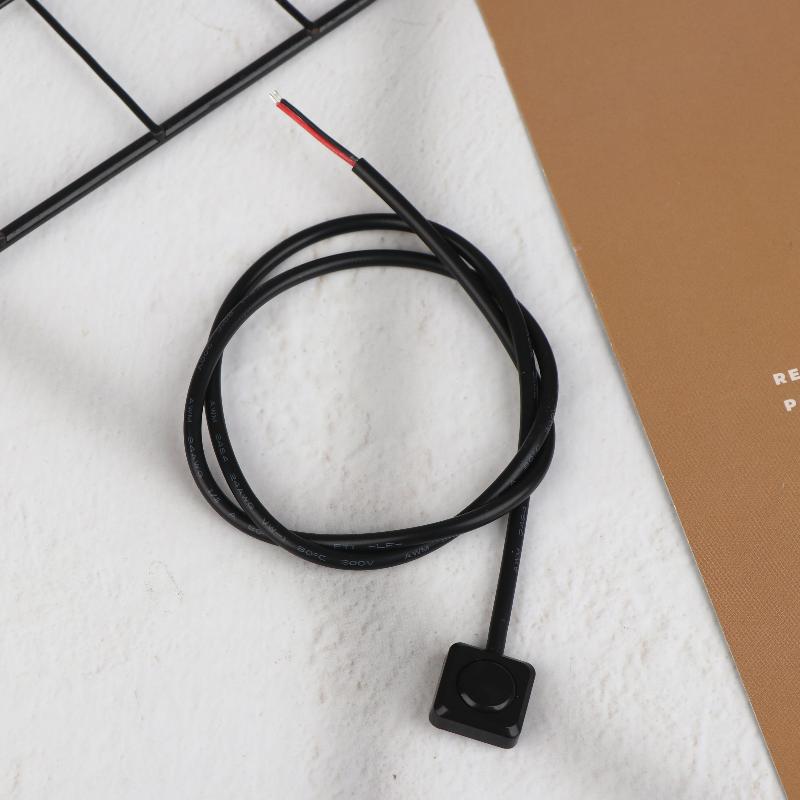 Auto Modifikation Klebeschalter, Mini Momentary Drucktaster, Klebe-DIY Auto Drucktaster, 12V Ein/Aus-Taster