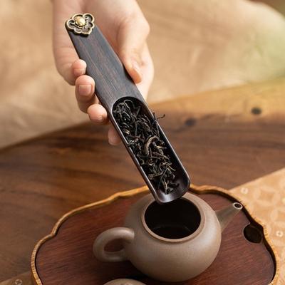 Langlebige Elegante Chinesische Kongfu Tee Schaufel Retro Holz Tee Löffel Natürlich Hochwertiger Holz Teelöffel Büro
