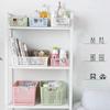 4PCS Desktop Kunststoff Lagerung Korb Küche Kleinigkeiten Lagerung Box Spielzeug Lagerung Box Home Lagerung Kleinen Korb Bad Toilettenartikel Lagerung Korb