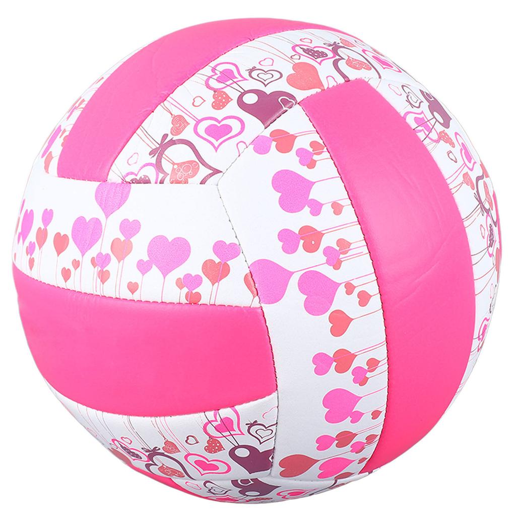 Size 5 Training Volleyball PU Soft Indoor Outdoor Volleyball for Students Pool Gym Training Pink