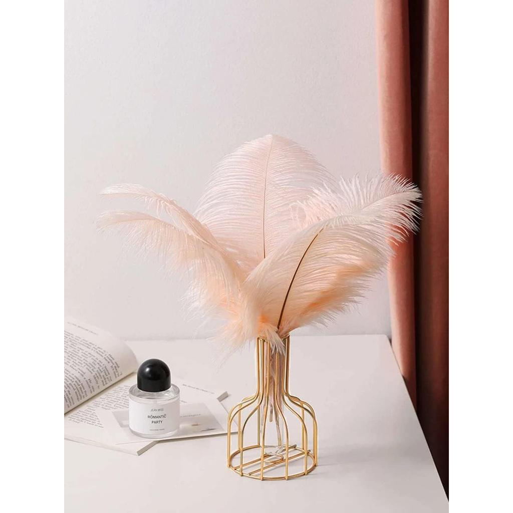 1 Pcs Metal Vase for Home Decor, Living Room, Bedroom, Office, Table Centerpiece | Propagation Station with Metal Frame,