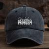Fun Letter Print Baseball Hat Unisex Outdoor Fashion Versatile Peaked Cap Trend