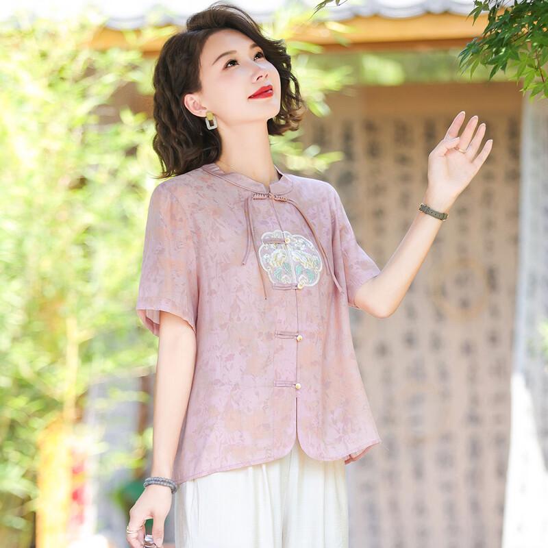 Women's New Chinese Style Summer Short-Sleeve T-Shirt