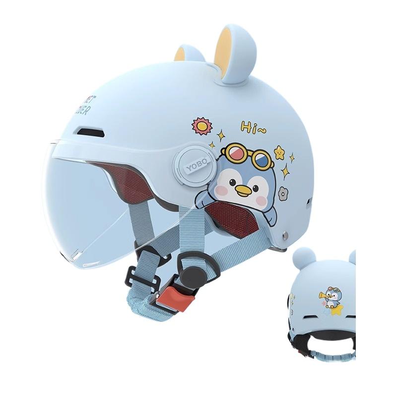 Electric Car Motorcycle Half Helmet Boys and Girls Children Cute Helmet Four Seasons Helmet