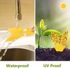 6Pcs Double Sided Sticky Board Odorless Waterproof Fruit Fly Trap UV Resistant Child Pet Safe Plant Yellow Sticky Traps for Indoor Outdoor Kitchen