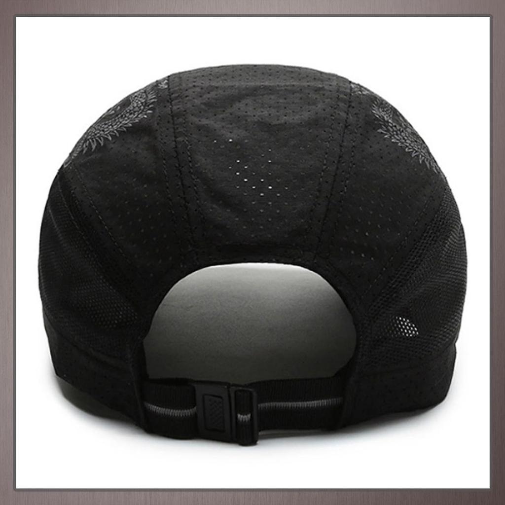 One Limitation Hunting Cap with Lightweight Mesh Simple Dragon Perfect for CP446 Men's Logo, Cap, Design, Design, Airsoft, (Dark Gray)