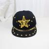 Stylish Rivet Baseball Hat with Adjustable Buckle Duckbill Hat Punk Hip Hop Hat Men Baseball Hat For Party Music Concert