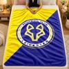 Flannel BlanketLeicester City Football Warm Soft Throw Blanket for Indoor Sofa Bed Living Room Use