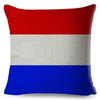 50 Style National Flag Cushion Cover for Sofa Home Children Room Decor Geometric Print Pillowcase Polyester Pillow Case 45x45cm