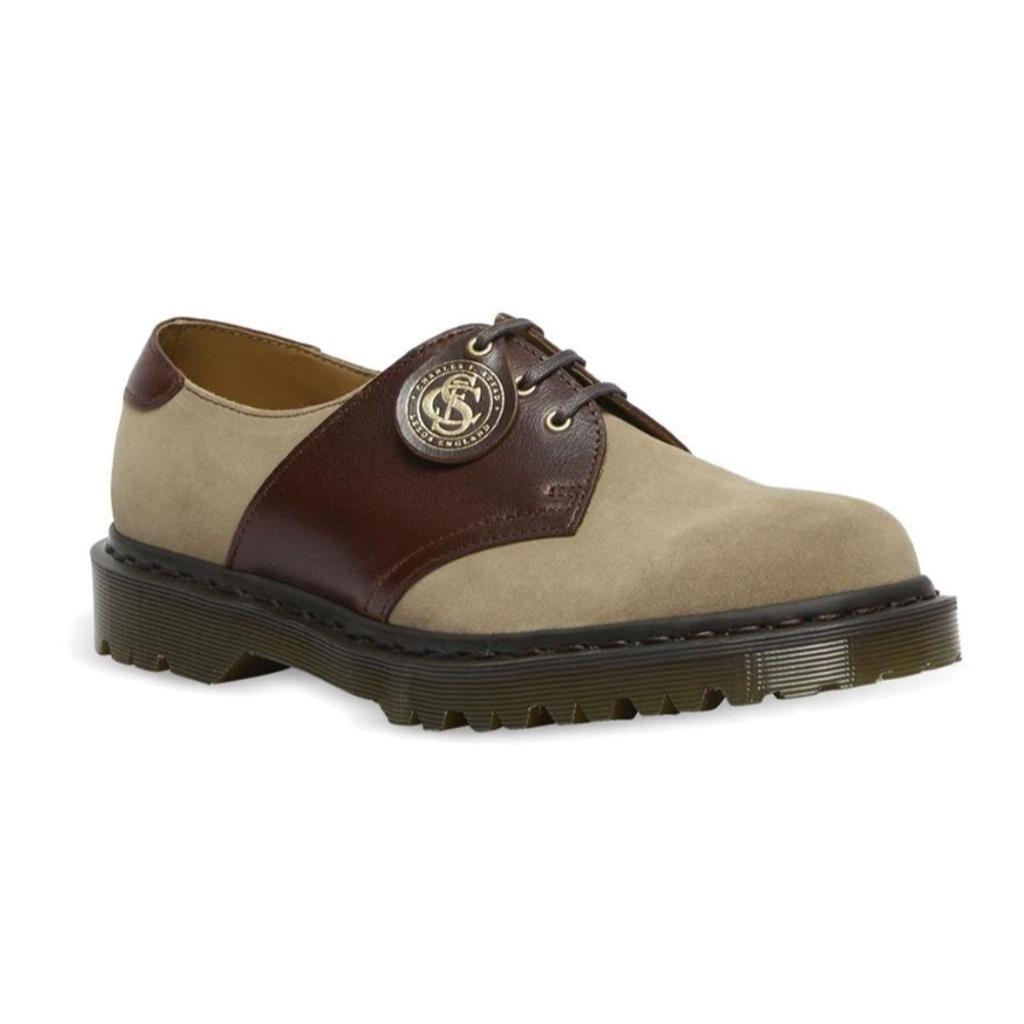 Dr. Martens 1461 Leather Logo Lace-Up Low-Top Casual Shoes Unisex sneaker Brown 26709207