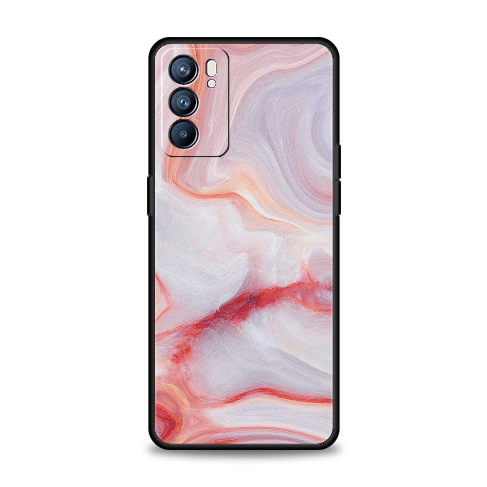 Vintage Marble Phone Case For Oppo Reno 13 12 11 10 7 F Find X5 X6 A98 A80 A79 A78 A57 A54 A31 A17 Pro 5G Soft TPU Cover Fundas