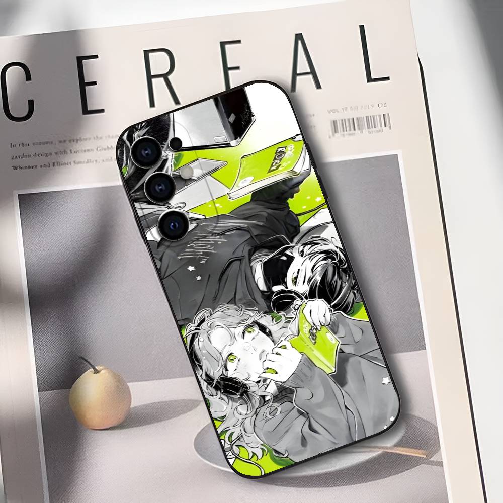 A-Aya Osawa Mitsuki Koga MitsuAya Soft Black Phone Case for Samsung S25/S24/S21/S22/S23/S30/Ultra/S20/Plus/Fe/Lite