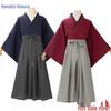 Rurouni Kenshin Himura Men's Red Kendo Kimono Anime Convention Halloween Costume