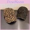 Retro Y2k Leopard Print Baseball Cap With Breathable Cotton For Casual Summer Men Women