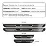Car Stainless Steel Door Sill Scuff Plate, Carbon Fiber Threshold Protective Sticker, For Leapmotor C10 C11 C16 B01 B10 C01 2025