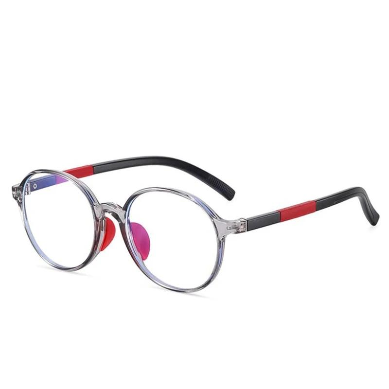 Tr90 Oval Polarized Myopia Sunglasses Boy Gild Fashion Teenagers Student Prescription Sun Glasses For Children -0.5 -0.75 To -6