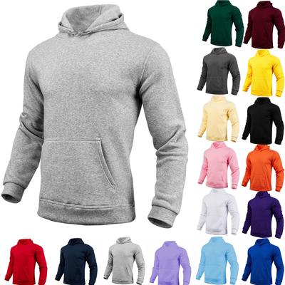 Men Women Hoodies Fleece Sweatshirts Hooded With  Pocket Long Sleeve Sports Casual Pullover Tops