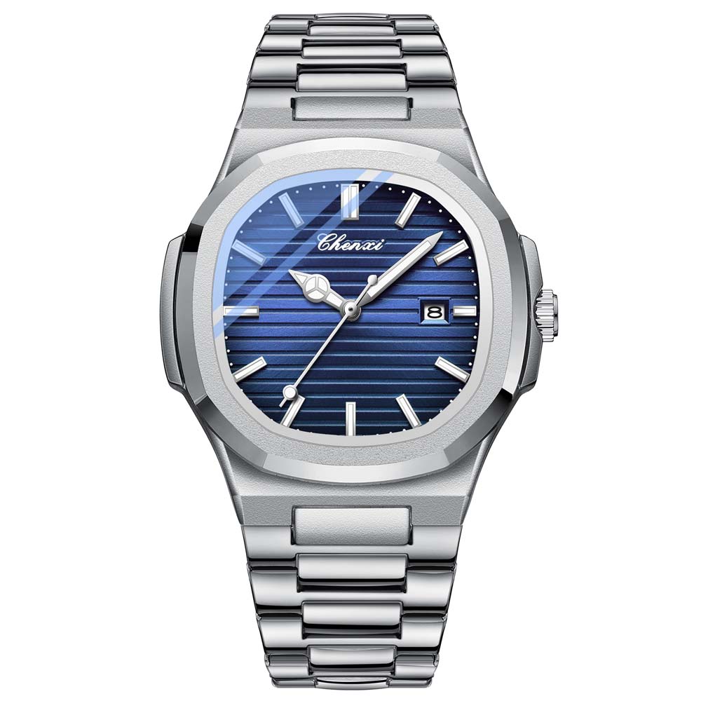 CHENXI Paar Uhr Luxus Business Herren Quarz Datum Armbanduhren Wasserdicht Leuchtende Quarz Uhr für Herren & Damen