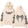 Rapper  Carson X Wing Hoodies Men Women Sweatshirt Print Unisex Hip Hop Style Autumn Winter Fashion Tops Clothes Male