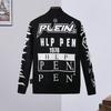 Philipp Plein Men's Stand-up Collar Thickened Baseball Jacket - Autumn/Winter Collection
