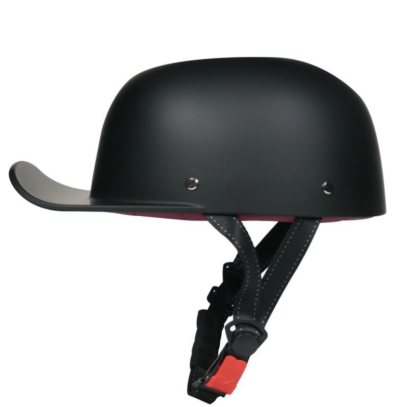 Stylish Retro Gangster Baseball Cap Helmet Men Women ABS Motorcycle Half With Custom Graphic Designs
