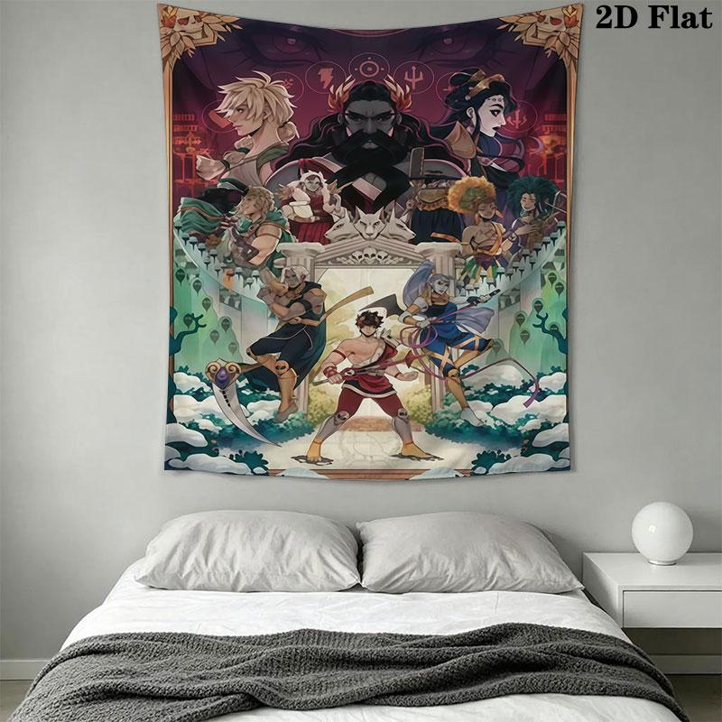Hades poster Wall Hanging Printed Fabric Blanket Decorative Tapestries for Bedroom Living Room Home Decor