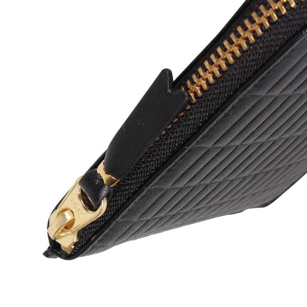 COMME Des GARCONS BRICK WALLET Comme Des Garcons Wallet Mini Wallet Zipper Genuine Leather Black Black SA3100BK L-shaped [Item]