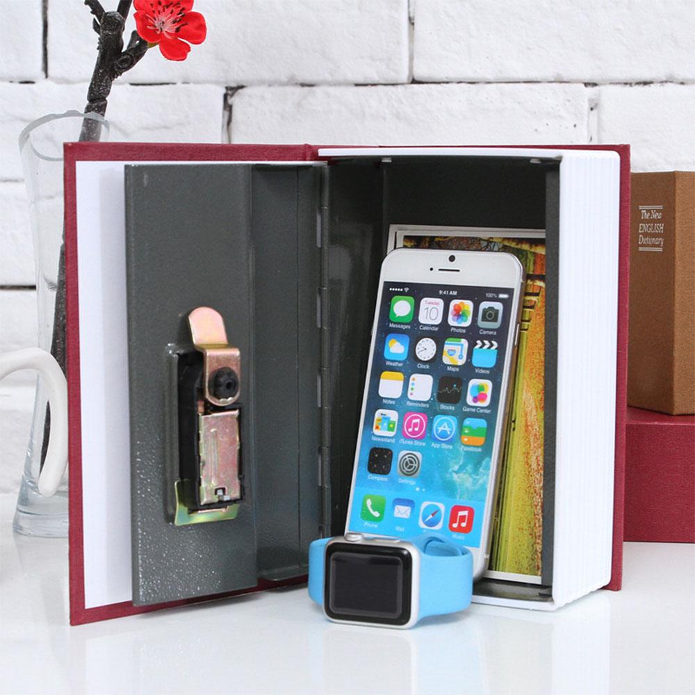 Book-Shaped Security Safe Box - Secret Storage for Money & Jewelry