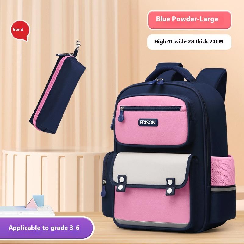 2024 High Capacity Children School Bags British style Kids Backpack In Primary Schoolbag For Teenager Boys Waterproof Backpacks