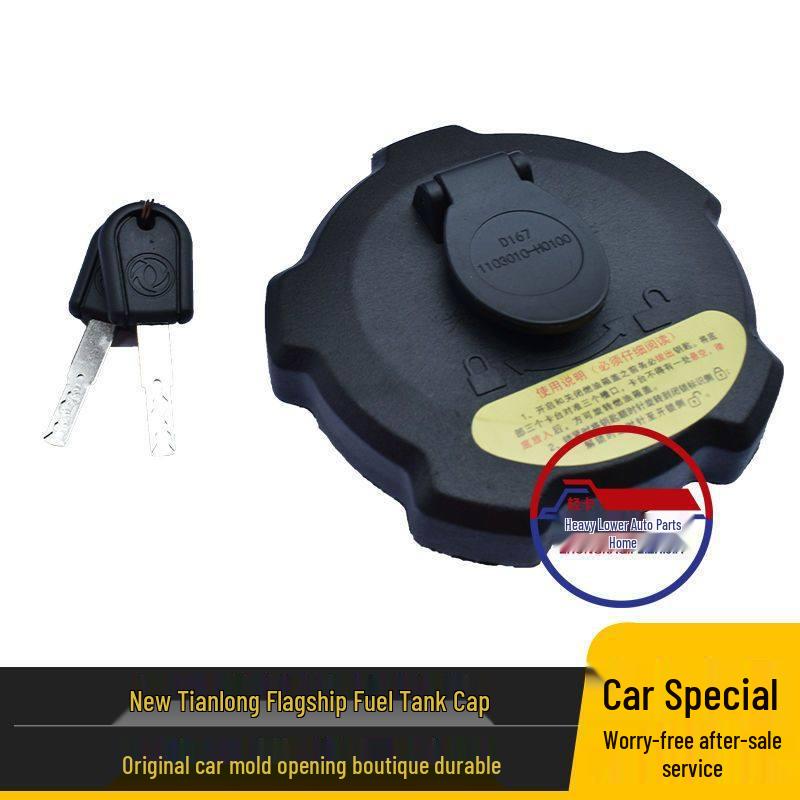 Compatible Fuel Tank Cap for Dongfeng Tianlong, Sanhuan Haolong, Heavy Duty Wangpai, Dayun, Sany Heavy Industry, Sichuan Hyundai Trucks Premium Accessory for Tianlong Fuel Tank Cap