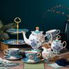 Bone China Water Set Gift Box Light Luxury Coffee Cup Saucer Afternoon Tea Set Household English Flower Tea High-End Exquisite Gift