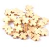 50Pcs Pendentifs Croix en Bois avec Trou Suspendu Décoration Suspendue Chrétienne pour la Fabrication de Bijoux Bracelet Collier