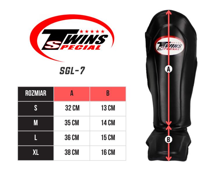 Twins Shin Guards SGL-7 Black M