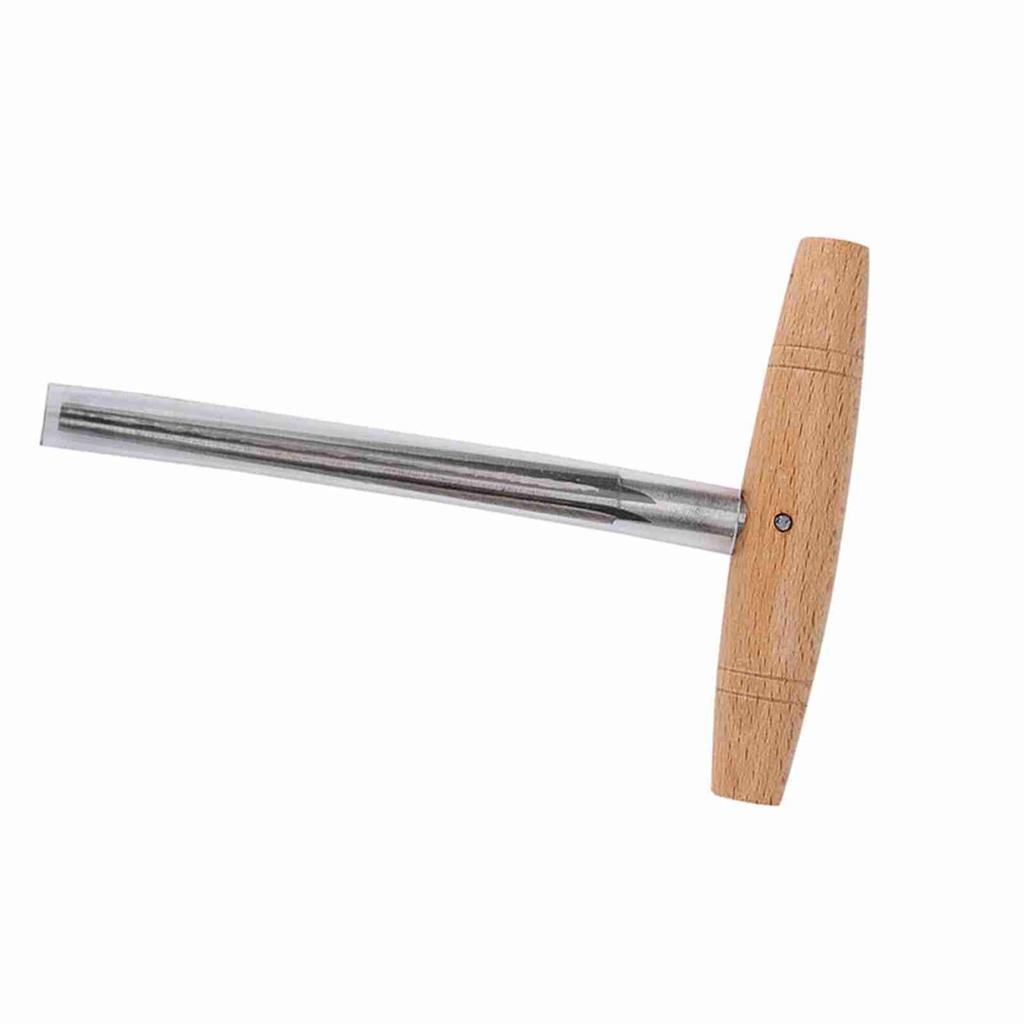 Durable Steel Peg Hole Reamer  with Wooden Handle Luthier Repair Tool for 3 4 4 4 Violin