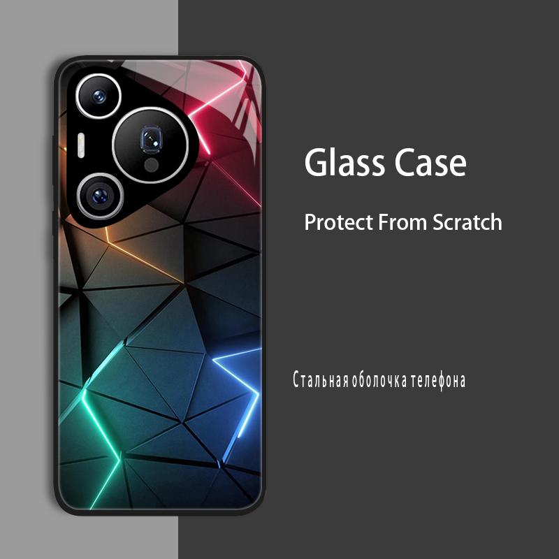 

Чехол-накладка для Huawei Pura 70 Pro Чехол из закаленного стекла Жесткий Противоударный Бампер Coque Для Huawei Pura 70 Pro+ P70 Ultra Защита Pura 70