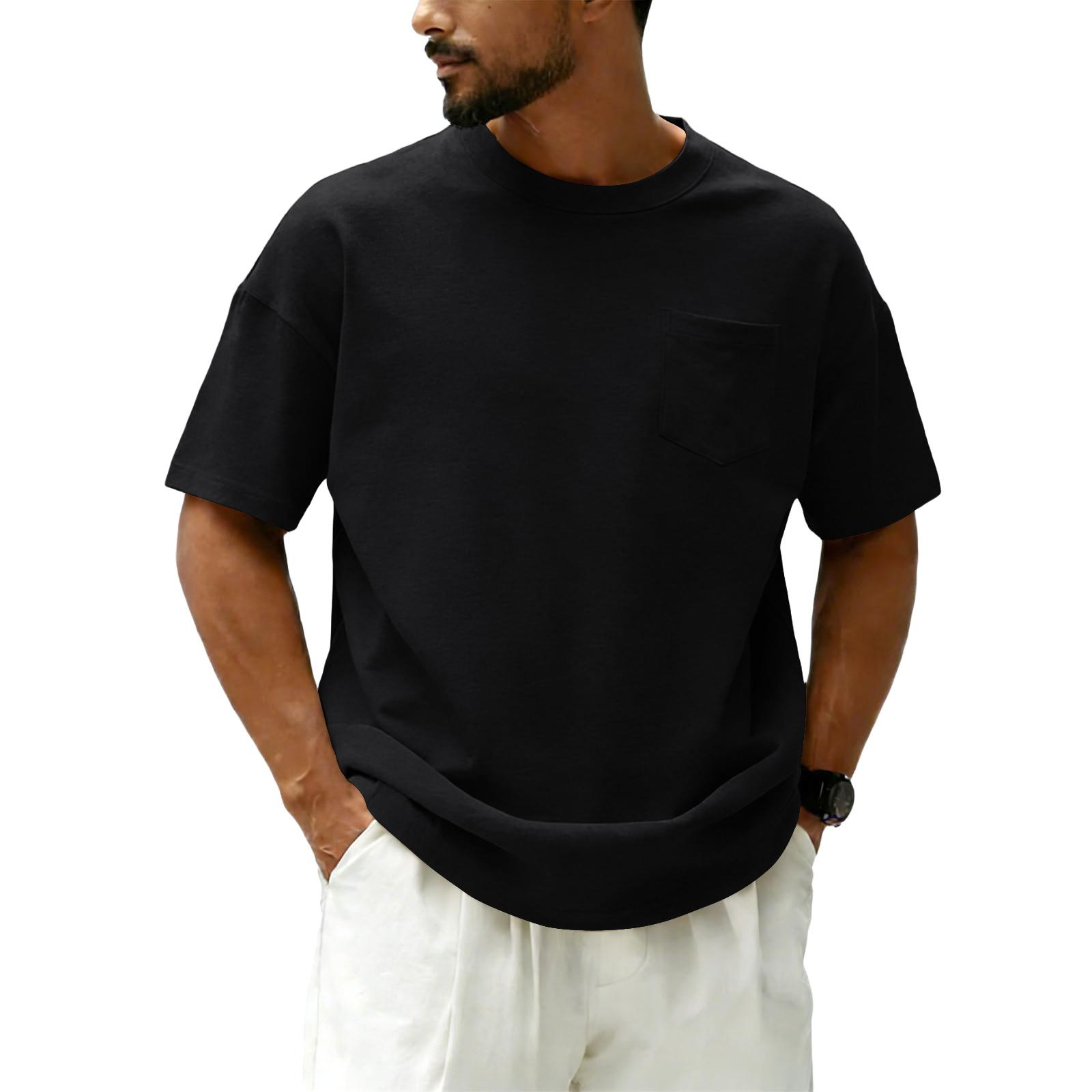 Men s Loose And Casual Round-neck Short-sleeved Top XL 1950₽