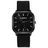 Men'S Watch Magnetic Suction Silicone Tape Simple Temperament Wind Simple Square Quartz Watch