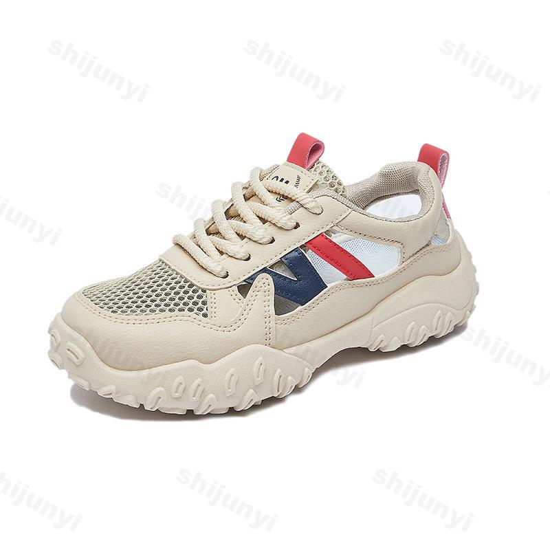 Fashion Women Sports Sandals Summer Autumn Comfortable Hollow Out Outdoor Casual Shoes Fashion Mesh Breathable Lace Up Female Zapatillas