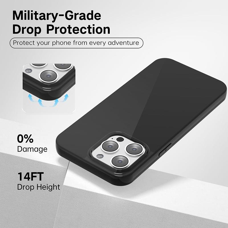 Luxury Glossy Silicone Soft Case For iPhone 15 14 Plus 13 12 Mini 11 Pro XS Max X XR SE 2 3 7 8 Plus Ultra Thin Slim Back Cover