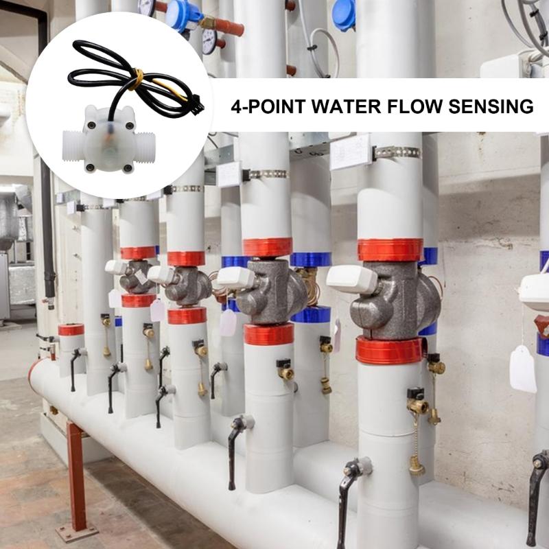 High Temperature Resistant Water Flow Sensing, For Production Lines And Irrigation Systems, City Water Supply Monitoring