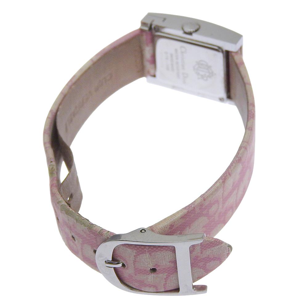 Dior Maris laikrodžiai D78-109 Baltas kriauklių ciferblatas Nerūdijančio plieno/odos Kvarcinis Analoginis ekranas Moteriškas Naudotas